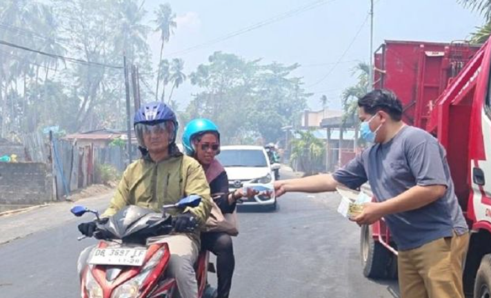Karhutla Meningkat, Pemkot Manado Imbau Warga Gunakan Masker Saat Beraktivitas di Luar