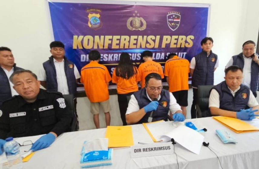 Sindikat Penipuan Lintas Negara Dibongkar: Eks Pekerja Scam Kamboja Keruk Rp1 Miliar di Sulut