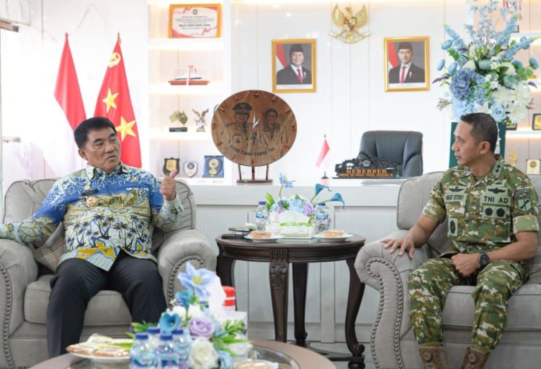 Pangdam XIII/Merdeka Temui Gubernur Sulut, Perkuat Sinergi TNI dan Pemda