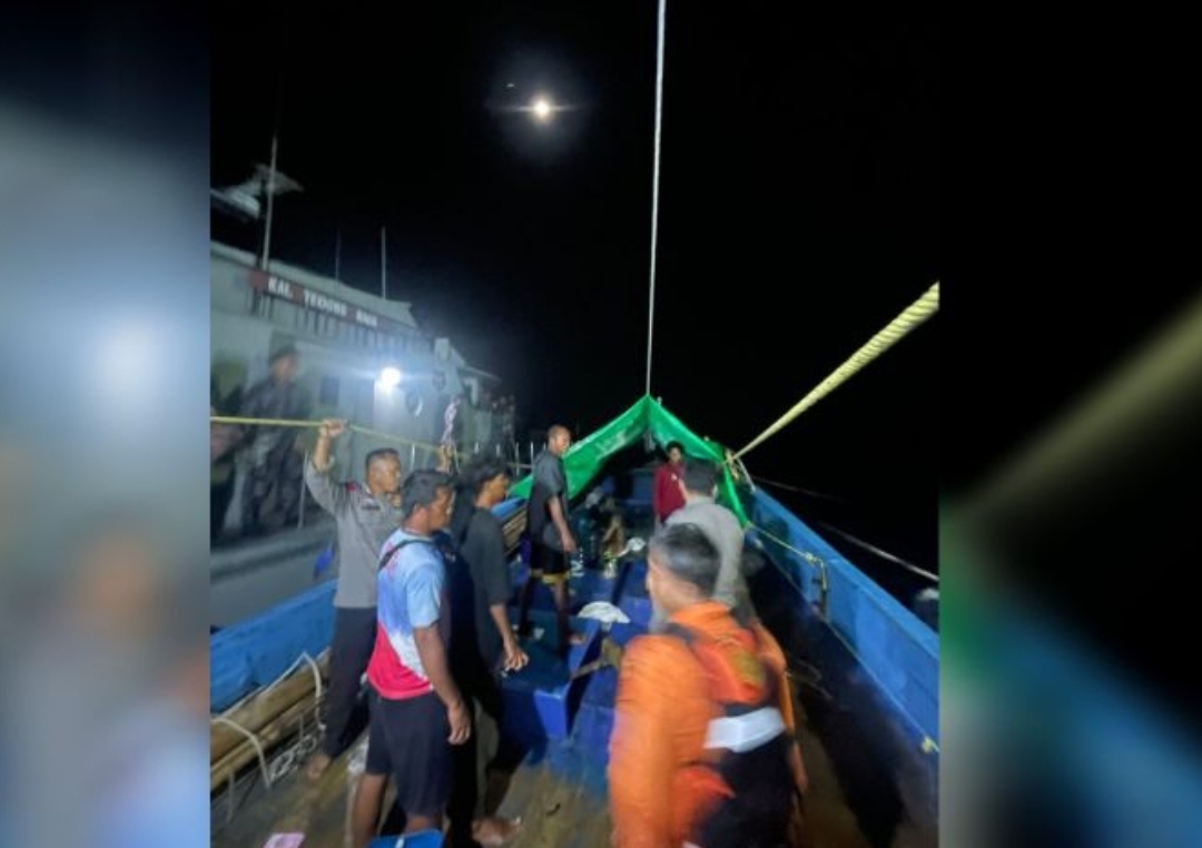 Lima Korban KM Anaya Dievakuasi, Operasi SAR Basarnas Sulut Berhasil