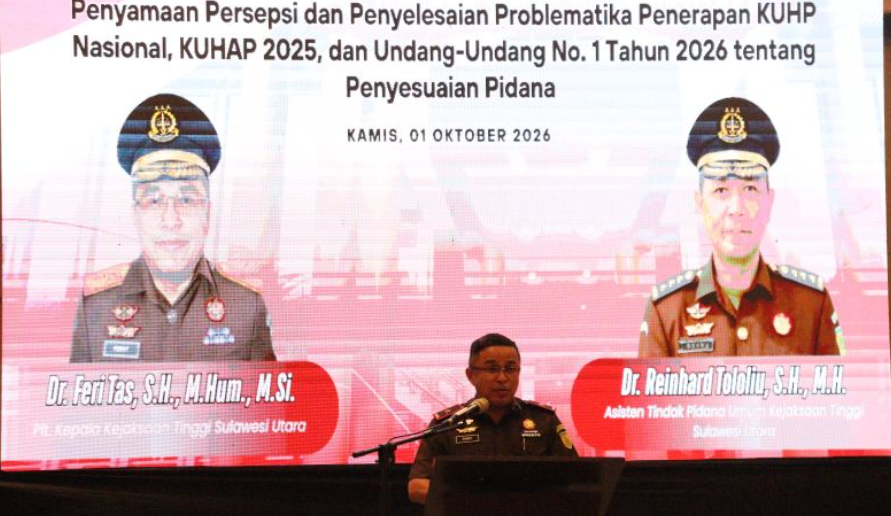 Kejati Sulut Perkuat Keseragaman Penanganan Perkara Pidana Umum