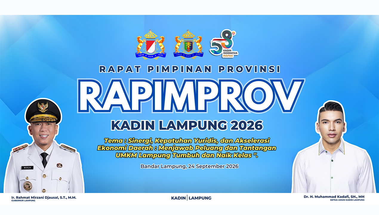 Kadafi dan Mirza: Sinergi Kadin Lampung dan Pemprov