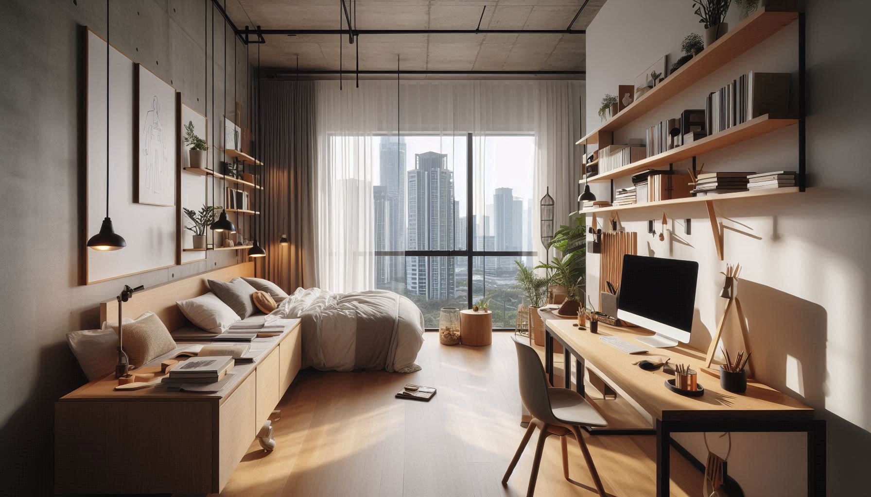 Desain Interior Studio Apartment Minimalis untuk Single seperti Kamu
