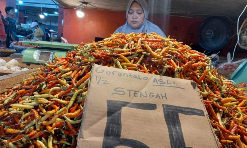 Harga Cabai Rawit Rp200 Ribu, Inflasi Sulut Berisiko Tembus 4,5 Persen