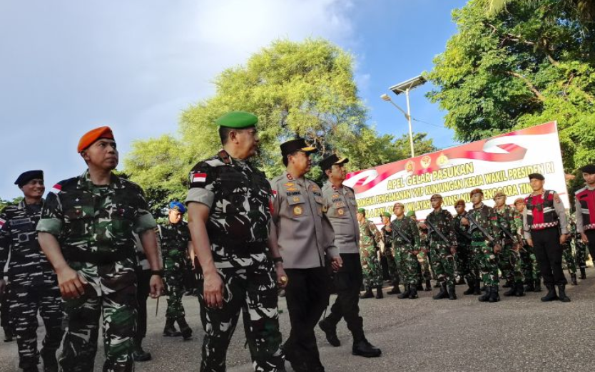 1.500 Personel TNI-Polri Amankan Kunjungan Wapres Gibran di Kupang