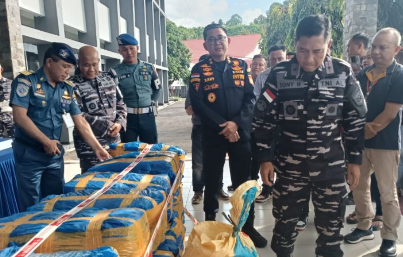 Tim Gabungan Gagalkan Penyelundupan 1,4 Ton Sianida di Pelabuhan Bitung
