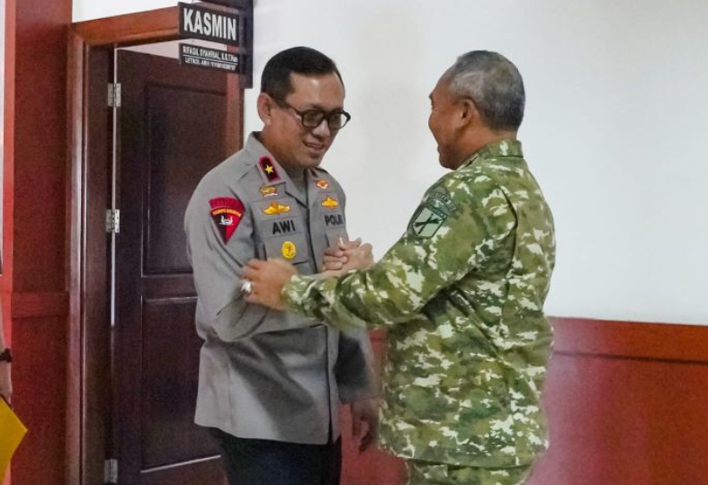 Kodam XIII/Merdeka dan Polda Sulut Perkuat Sinergi Jaga Keamanan