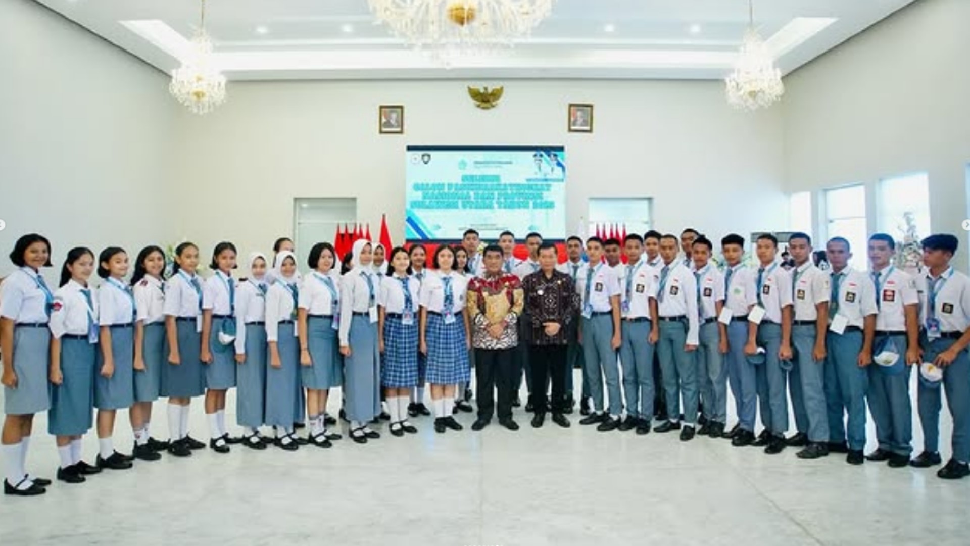 YSK Lepas 15 Putra-Putri Terbaik Sulut Menuju Paskibraka Nasional