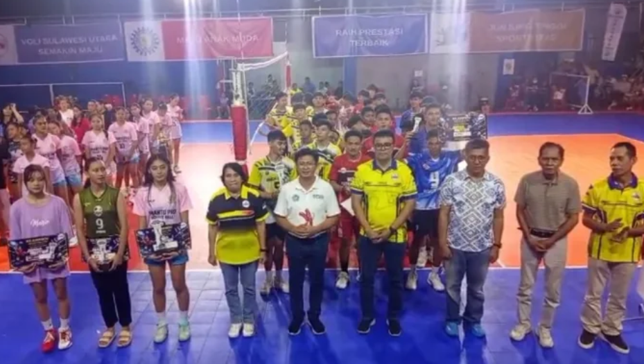 Kejurprov Voli U-18 Sulut 2026 Resmi Berakhir, Deretan Juara dari Putra dan Putri Diumumkan