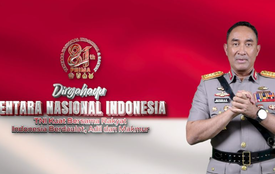 HUT Ke-81 TNI, Kapolri Suyudi Tegaskan TNI-Polri Solid dan Bersinergi