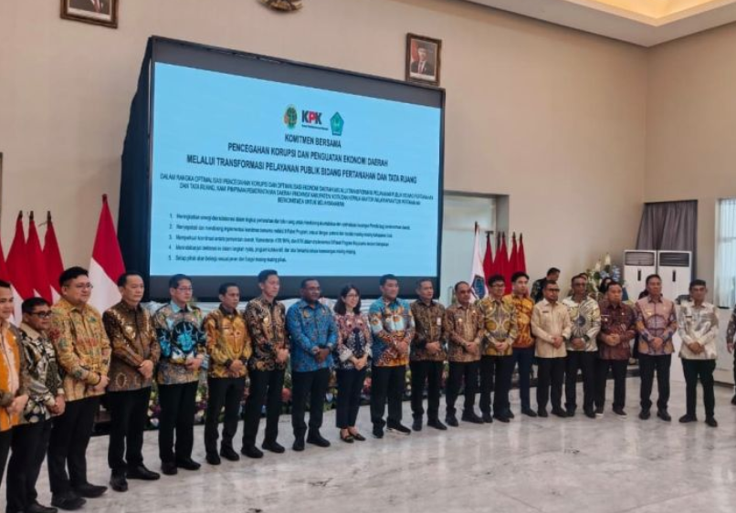 Sulut Jadi Percontohan Transformasi Layanan Pertanahan, ATR/BPN dan KPK Perkuat Pengawasan