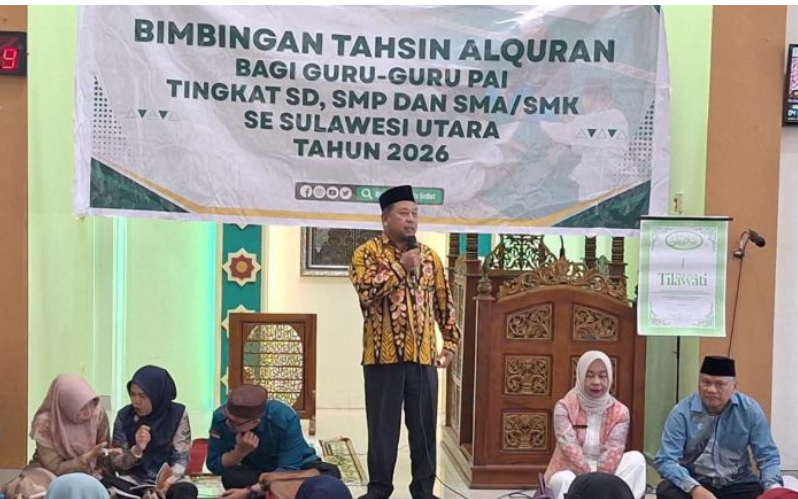 Kemenag Sulut Dorong Guru PAI Tingkatkan Kemampuan Baca Al-Qur’an
