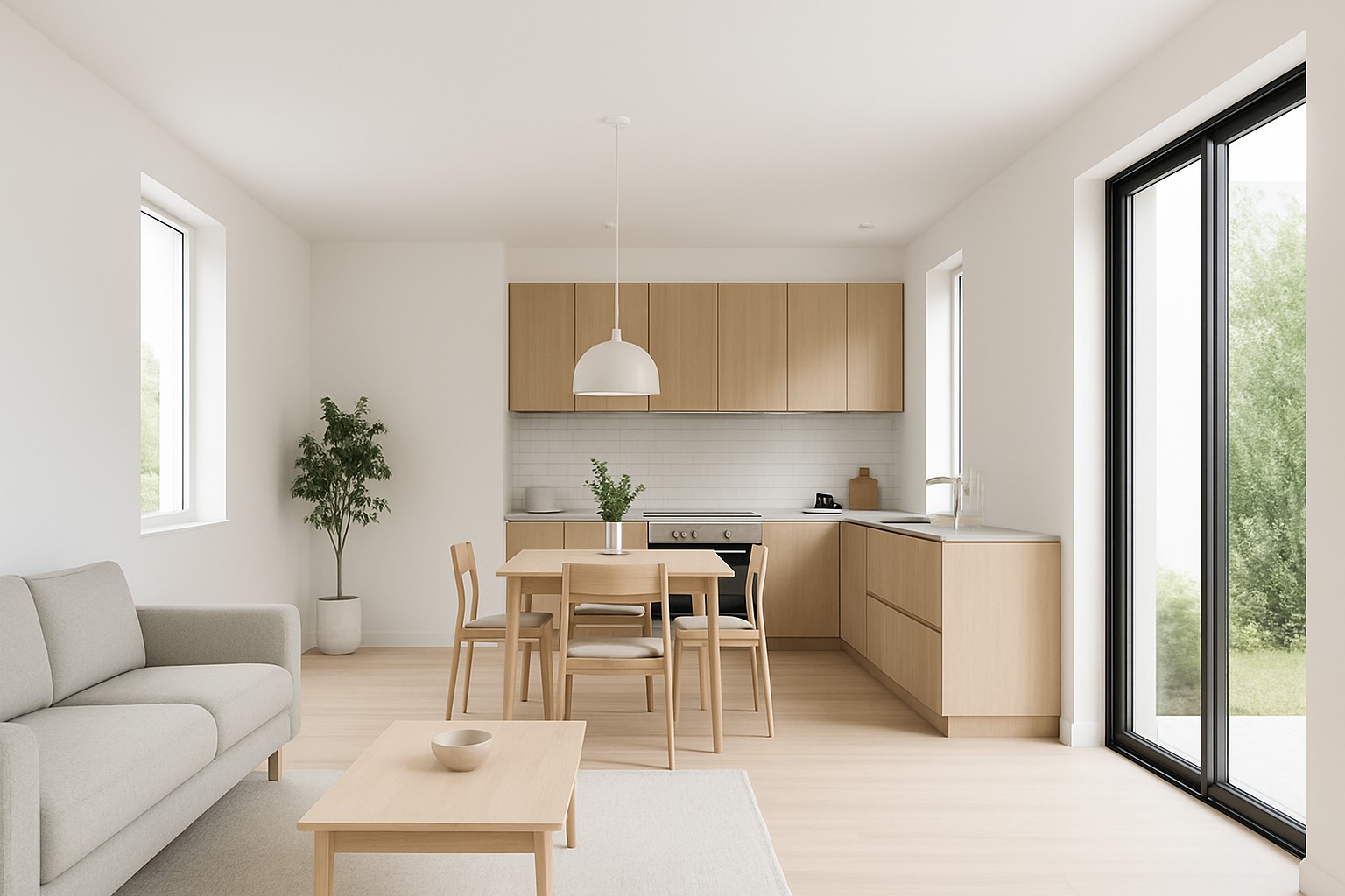 Ide Desain Rumah Minimalis tanpa Sekat, Cocok untuk Keluarga Kecil