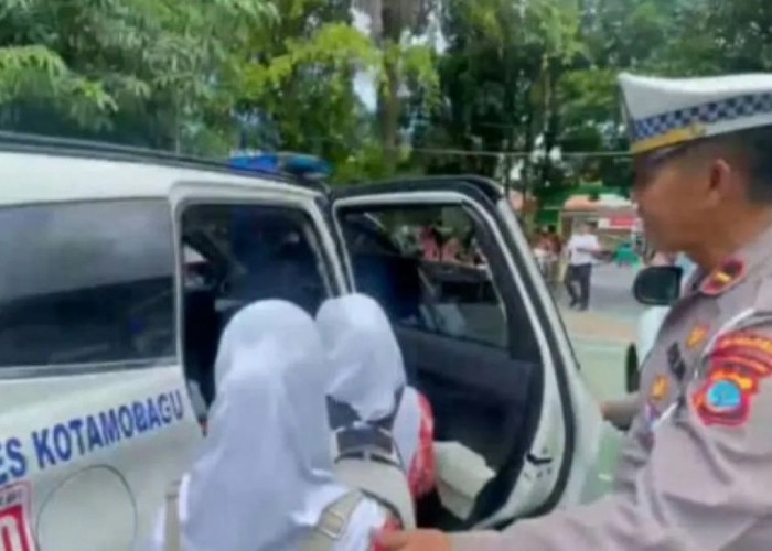 Polres Kotamobagu Sediakan Antar Jemput Gratis untuk Pelajar Lewat Program Polantas