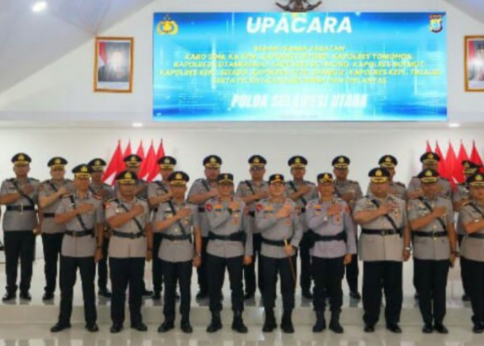 Polda Sulut Gelar Sertijab Sejumlah Pejabat Utama dan Kapolres, Ini Daftar Nama yang Berganti