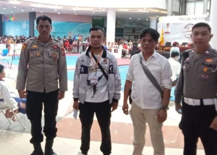 Polsek Malalayang Kawal Turnamen Taekwondo Piala Wali Kota Manado 2026
