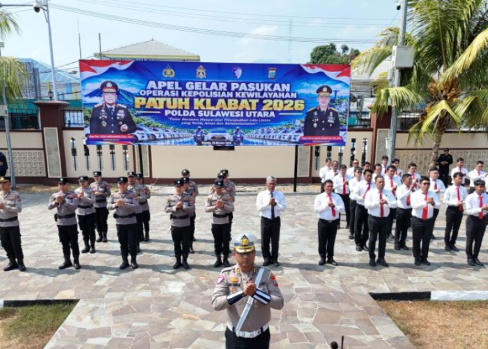 Operasi Patuh Klabat 2026 Dimulai, Polda Sulut Sasar Pengendara Tanpa Helm hingga Knalpot Brong