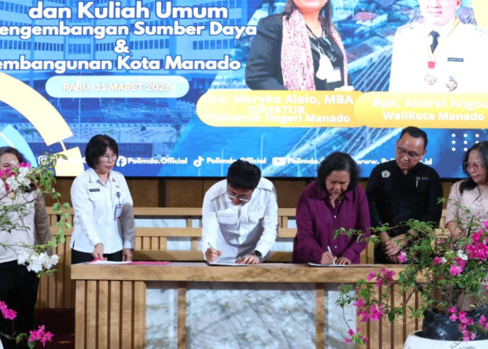 Wali Kota Manado Andrei Angouw Beri Kuliah Umum di Politeknik Negeri Manado, Bahas SDM hingga Tantangan Era AI