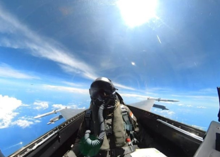 KSAU Pantau Langit Manado dengan F-16, Pastikan Wilayah Udara Utara Indonesia Aman