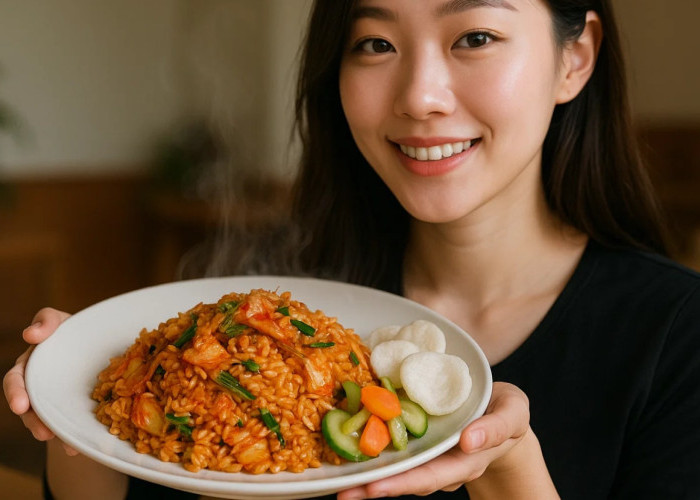 Resep Nasi Goreng Kimchi dengan Cita Rasa Negeri Gingseng buat Kamu Coba di Rumah
