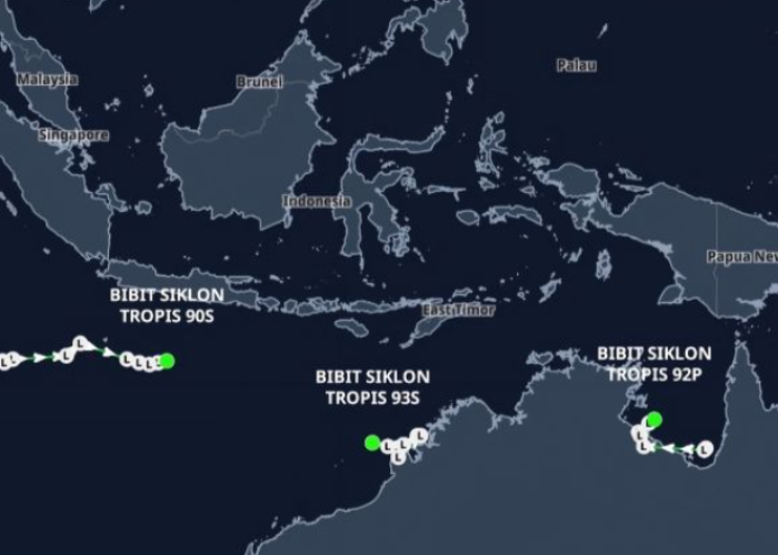 Dua Bibit Siklon Muncul di Sekitar Indonesia, BMKG Ingatkan Potensi Hujan Deras