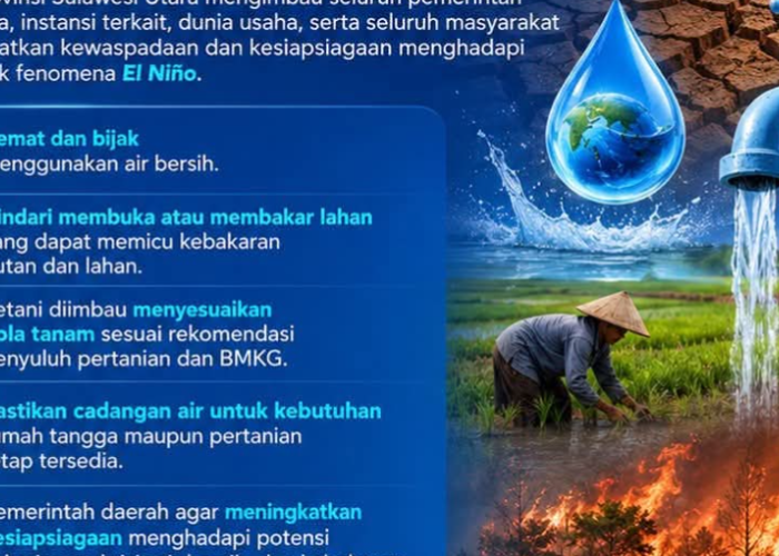 Hadapi Potensi El Nino, Pemprov Sulut Imbau Masyarakat Tingkatkan Kesiapsiagaan