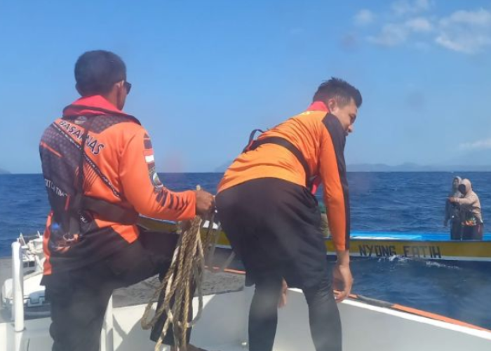 KM Nyong Fati Mati Mesin di Selat Bangka, 6 Penumpang Dievakuasi Tim SAR