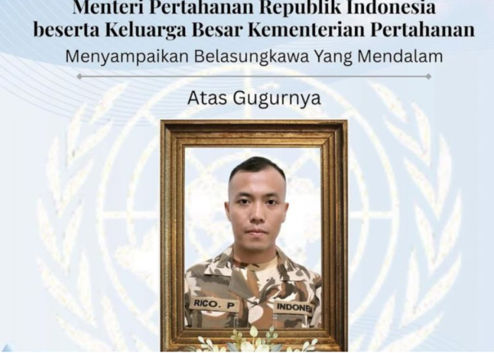 Praka Rico Personel TNI UNIFIL Gugur Usai Jalani Perawatan Akibat Diserang Israel 29 Maret Lalu 
