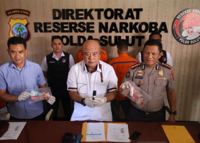 Polda Sulut Bongkar Peredaran Cairan Narkotika Pinaca di Manado, Dua Pemuda Ditangkap