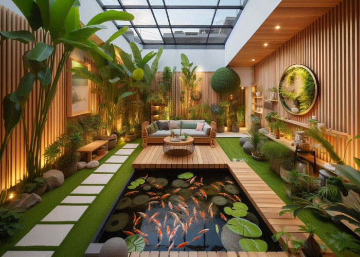 7 Ide Kolam Ikan Indoor yang Bikin Rumah Kamu Lebih Hidup