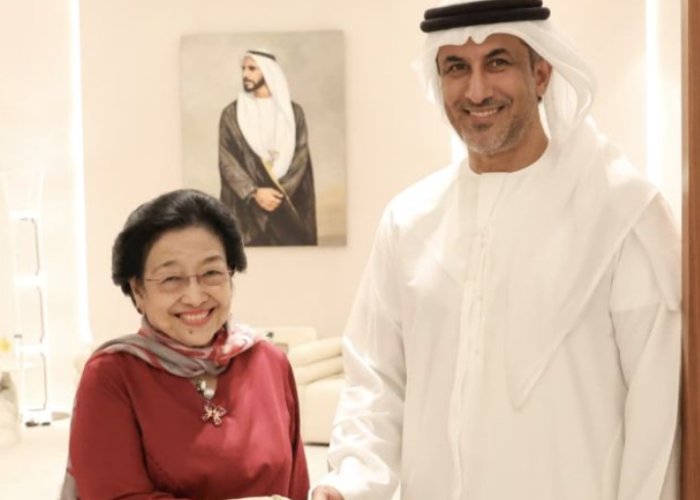 Megawati Soekarnoputri Tiba di Abu Dhabi, Disambut Hangat Menteri Luar Negeri UEA