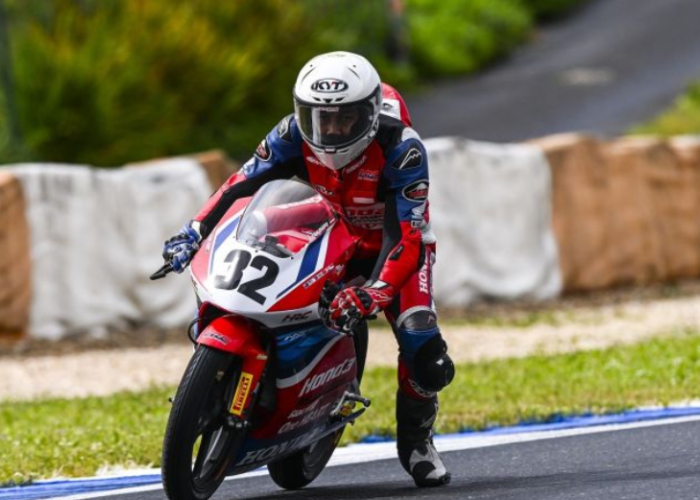 Kiandra Ramadhipa Raih Kemenangan Perdana di Red Bull MotoGP Rookies Cup 2026 di Jerez