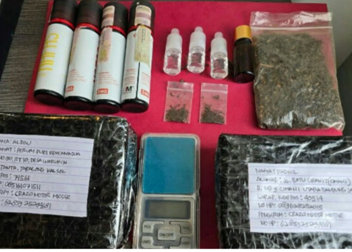 Jaringan Vape Narkotika Lintas Provinsi Dibongkar Polda Sulut, Tiga Orang Ditangkap