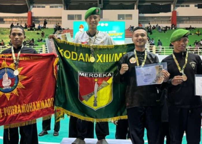 Prajurit Kodam XIII/Merdeka Borong Medali di Piala Pangdam XXIII/Palaka Wira