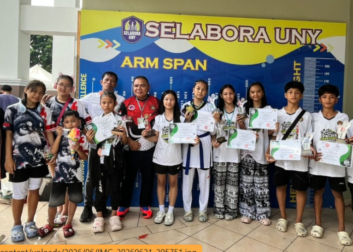 12 Medali Dibawa Pulang, Atlet Taekwondo Manado Bersinar di Kejuaraan Internasional Yogyakarta