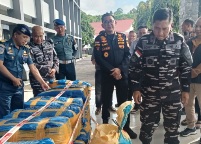 Tim Gabungan Gagalkan Penyelundupan 1,4 Ton Sianida di Pelabuhan Bitung