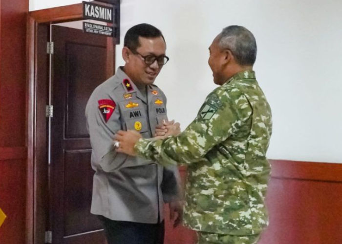 Kodam XIII/Merdeka dan Polda Sulut Perkuat Sinergi Jaga Keamanan