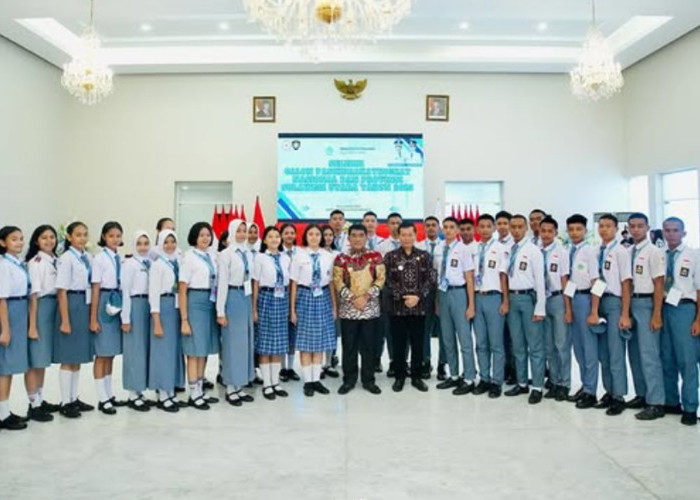 YSK Lepas 15 Putra-Putri Terbaik Sulut Menuju Paskibraka Nasional