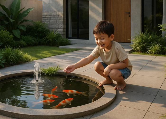 Alasan Pilih Kolam Ikan Minimalis jika Ada Lahan Lebih di Pekarangan Rumah