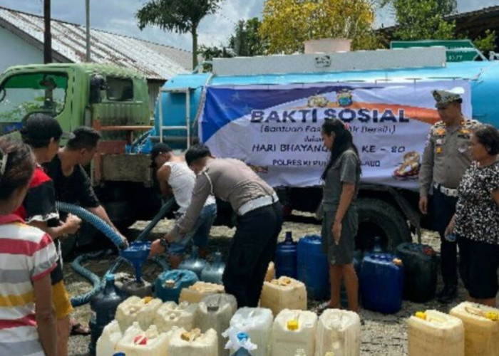 Sambut Hari Bhayangkara ke-80, Polda Sulut Bangun Fasilitas Air Bersih untuk Warga