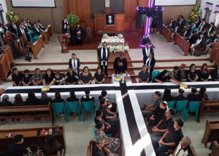 Jemaat GMIM Doakan Sulawesi Utara Tetap Aman Usai Gempa saat Ibadah Jumat Agung