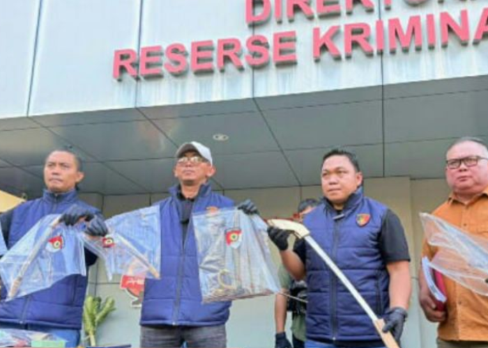 Polda Sulut Bongkar Rumah Produksi Senjata Tajam Ilegal di Minut, Pelaku Jual Lewat Media Sosial
