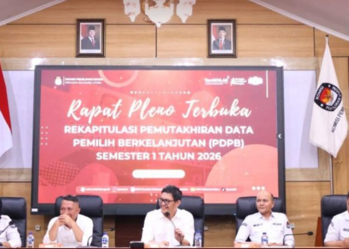 KPU Sulut Catat Jumlah Pemilih Bertambah, Kini Tembus 2,01 Juta Jiwa