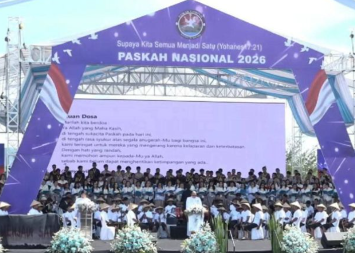 Paskah Nasional 2026 di Manado Dihadiri 10 Ribu Jemaat, Choky Sihotang hingga Maria Shandi Tampil