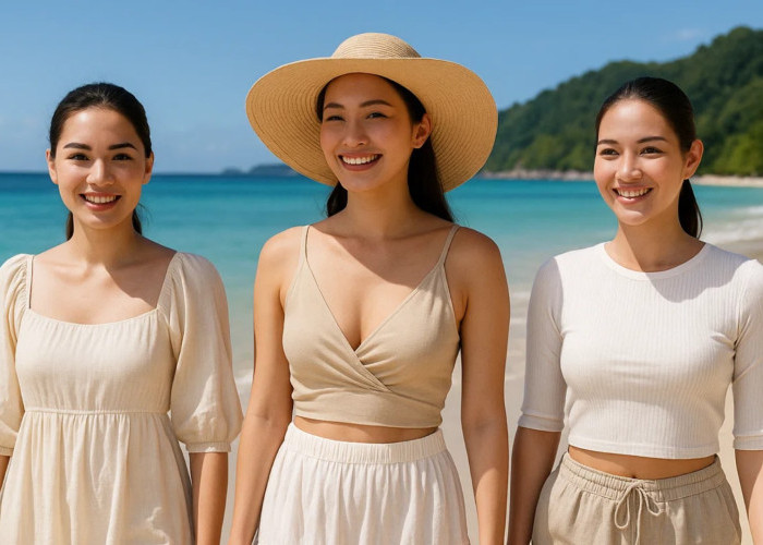 Pilihan Outfit ke Pantai agar Tidak Salah Dress Code
