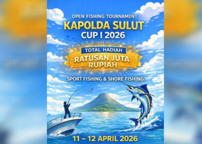 Open Fishing Tournament Kapolda Sulut Cup I 2026 Siap Dongkrak Wisata Bahari Manado