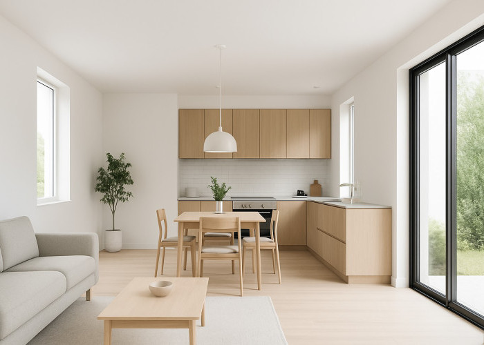 Ide Desain Rumah Minimalis tanpa Sekat, Cocok untuk Keluarga Kecil