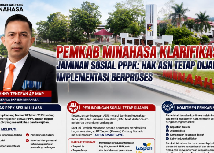 Pemkab Minahasa Luruskan Isu Jaminan Sosial PPPK, Ini Penjelasan Resminya