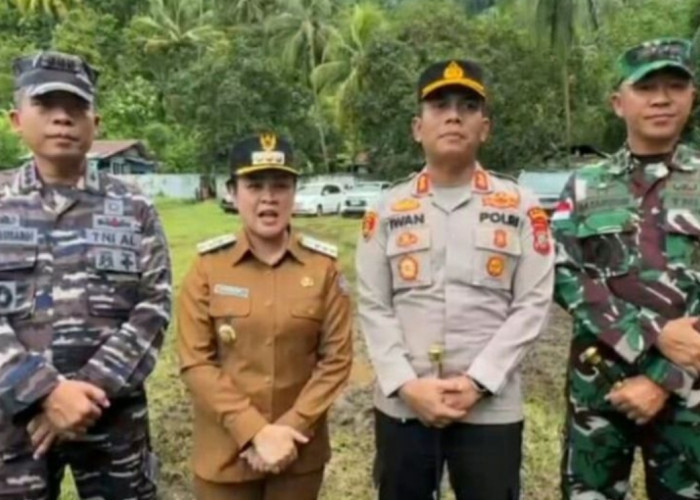 Pemkab Sitaro Siapkan Lahan Relokasi Mako Polres yang Hancur Akibat Banjir Bandang