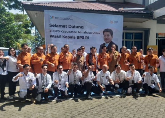 Wakil Kepala BPS Tinjau Pelaksanaan Sensus Ekonomi 2026 di Minahasa Utara